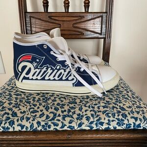 Patriots Blue and White Women's Sneakers